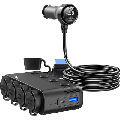 Rozdzielacz gniazda zapalniczki MBG LINE HS75AD + Ładowarka