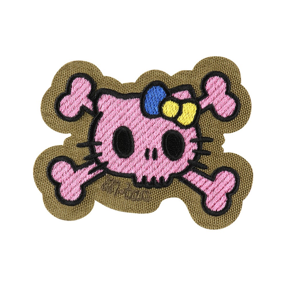 M-Tac - Naszywka Kitty Pink - Haft - Kokardka ĹťĂłĹto-Niebieska - Coyote - 51393005