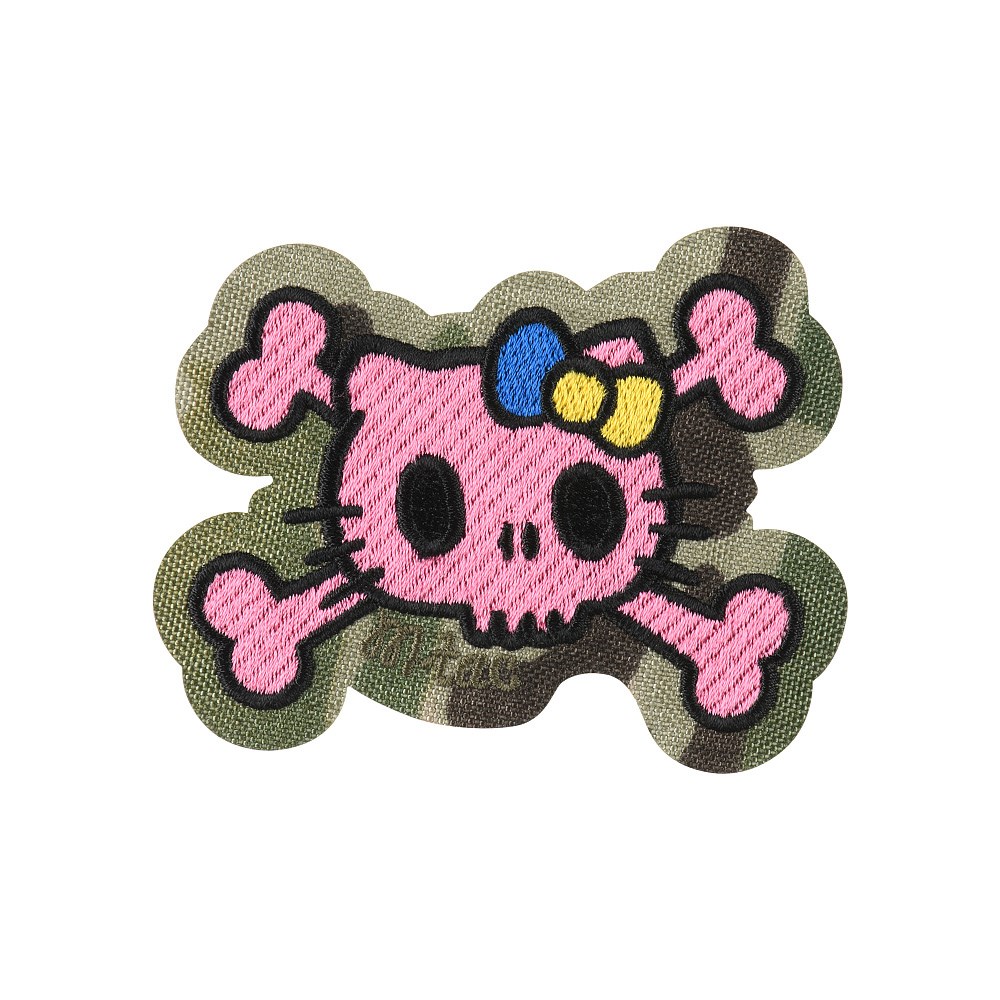 M-Tac - Naszywka Pink Kitty - Haft - Kokardka ĹťĂłĹto-Niebieska - MultiCam - 51393008