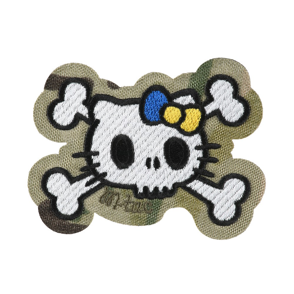 M-Tac - Naszywka Kitty - Haft - Kokardka ĹťĂłĹto-Niebieska - MultiCam - 51387008