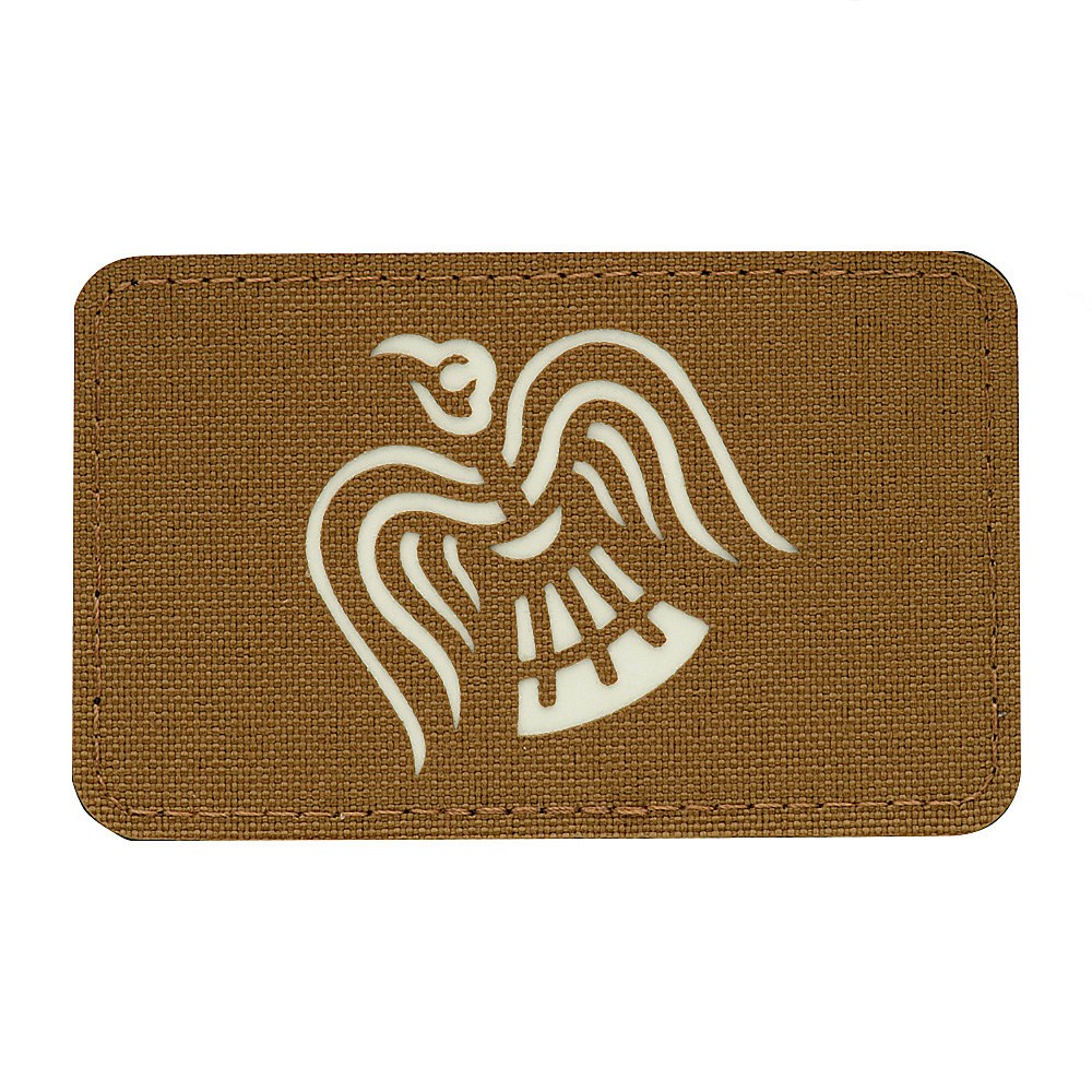 M-Tac - Naszywka Sztandar Wrona - Cordura 500D - Laser Cut - Fluorescencyjna - Coyote/GID - 51171599