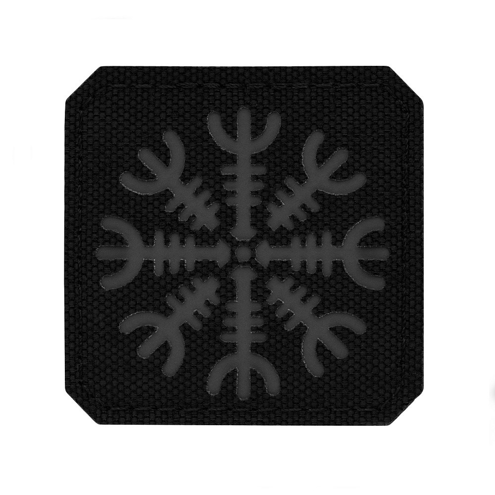 M-Tac - Naszywka Hełm Grozy - Cordura 500D - Laser Cut - Szary/Czarny - 51220211