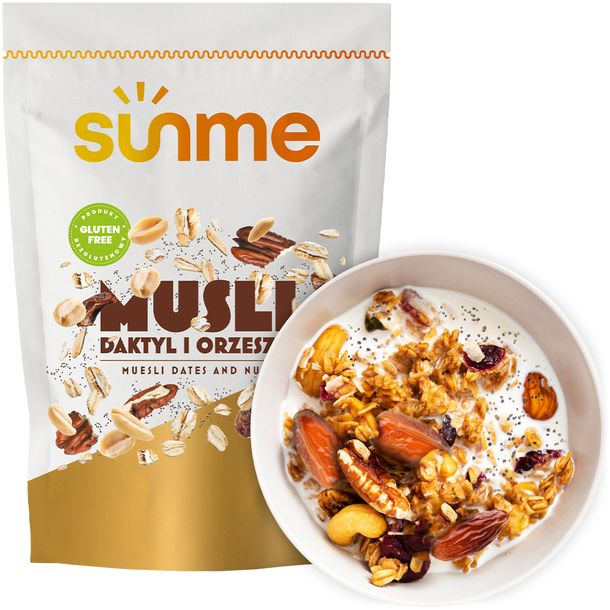 Musli bezglutenowe orzechowo-daktylowe 1 kg