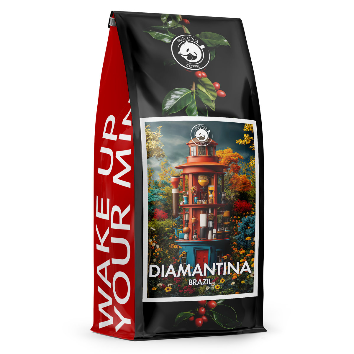 Kawa ziarnista BRAZIL DIAMANTINA ARABICA 100% - Limited Edition Blue Orca