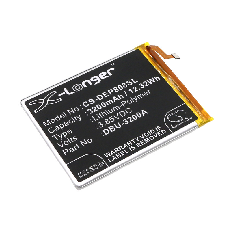 Doro 8080 / DBU-3200A 3200mAh 12.32Wh Li-Polymer 3.85V (Cameron Sino)