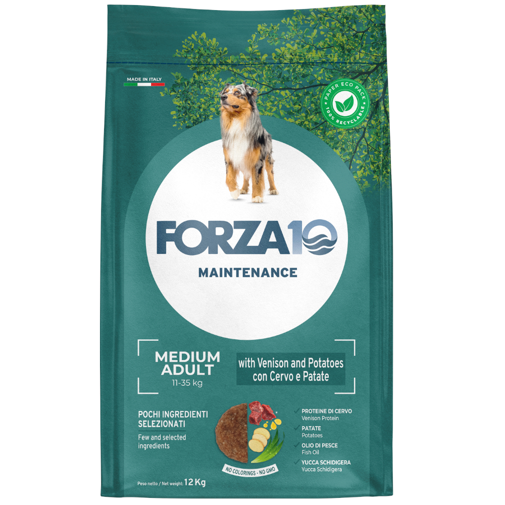 Forza 10 Medium Maintenance, jeleń i ziemniaki - 12 kg