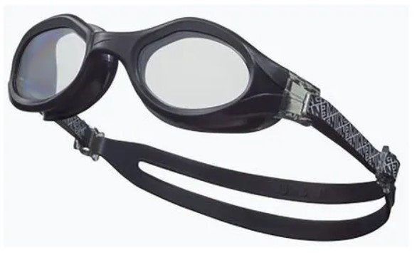 Nike, okulary pływackie, unisex, czarne, NESSE134