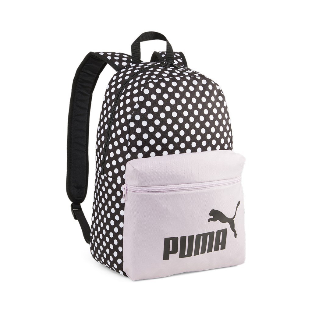 Puma, Plecak sportowy Phase AOP Backpack, 079948-08, Czarno-Różowy