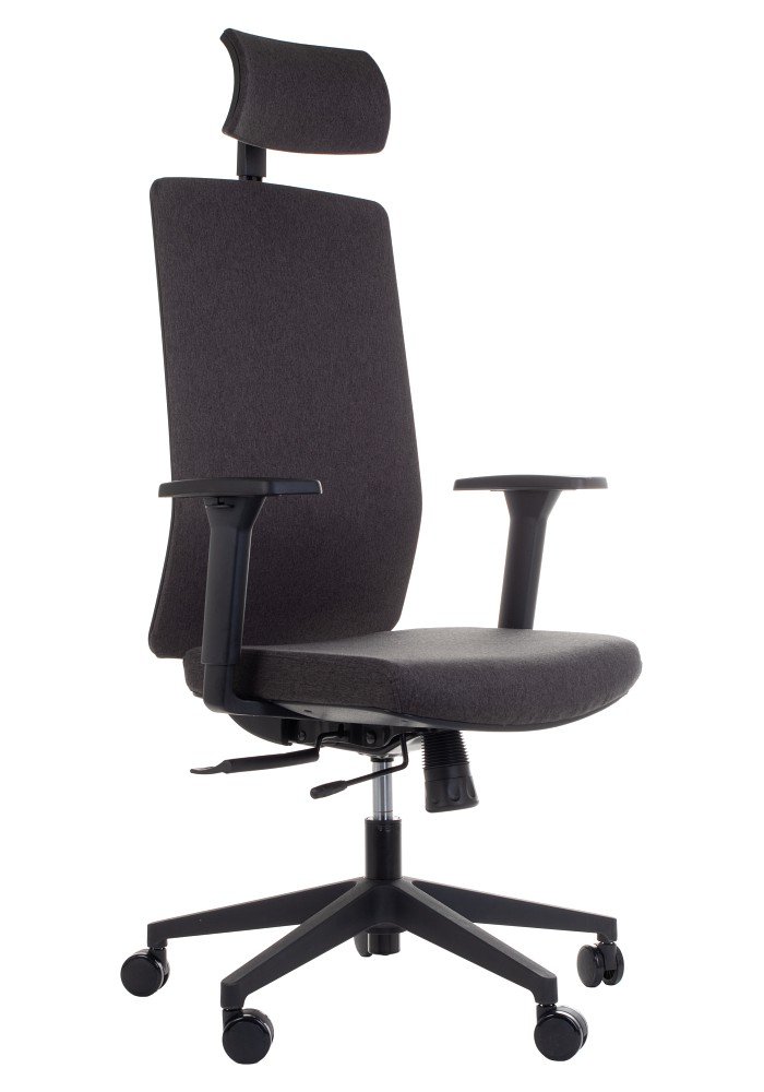 Fotel biurowy ZN-807-B szary
