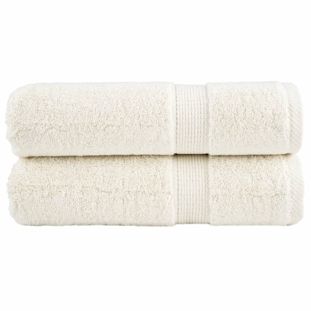 vidaXL Ręczniki premium SOLUND, 2 szt., 100x150 cm, 600 g/cm²
