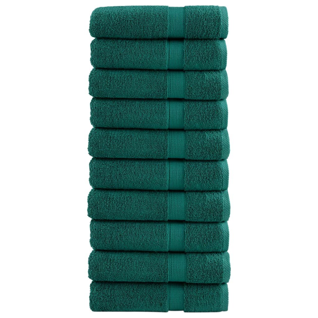 vidaXL Ręczniki kąpielowe, premium, 10 szt., 100x150 cm, bawełna 100%