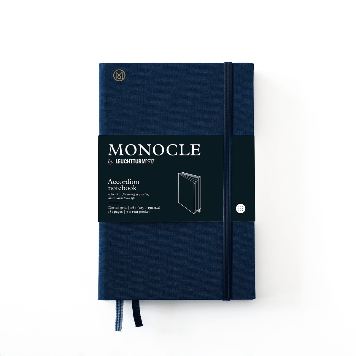 Notatnik z Organizerem Monocle by Leuchtturm1917 Granatowy