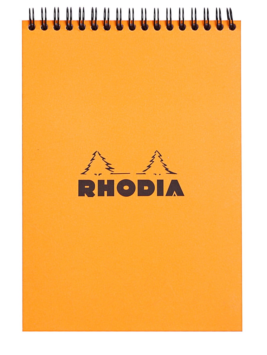 Notatnik Rhodia A5, kratka, pomarańczowy
