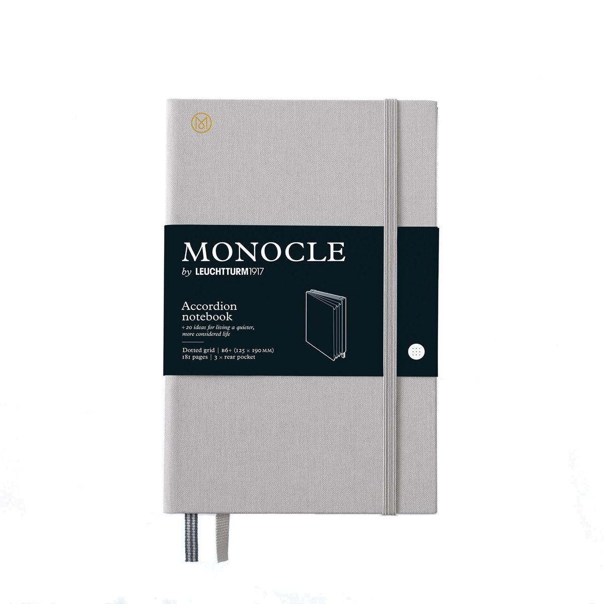 Notatnik z Organizerem Monocle by Leuchtturm1917 Szary