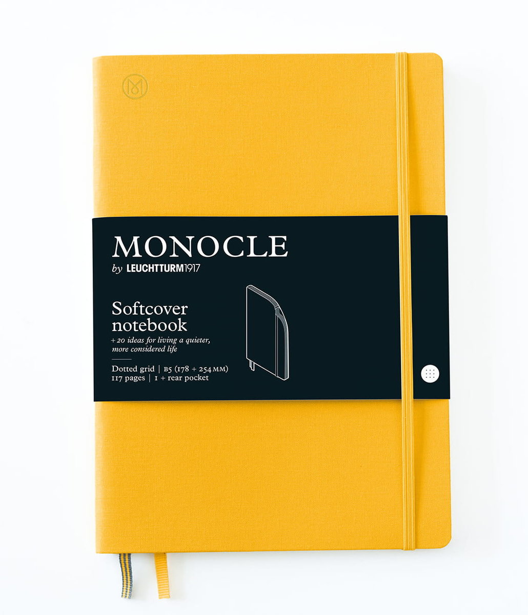 Notatnik Monocle by Leuchtturm1917 Composition B5, Miękka Oprawa, Kropki, Żółty