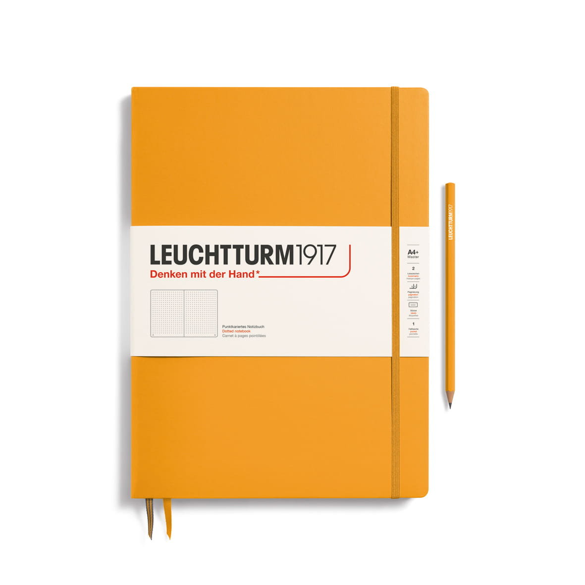 Notatnik Leuchtturm1917 Master Slim A4+, Kropki, Rising Sun