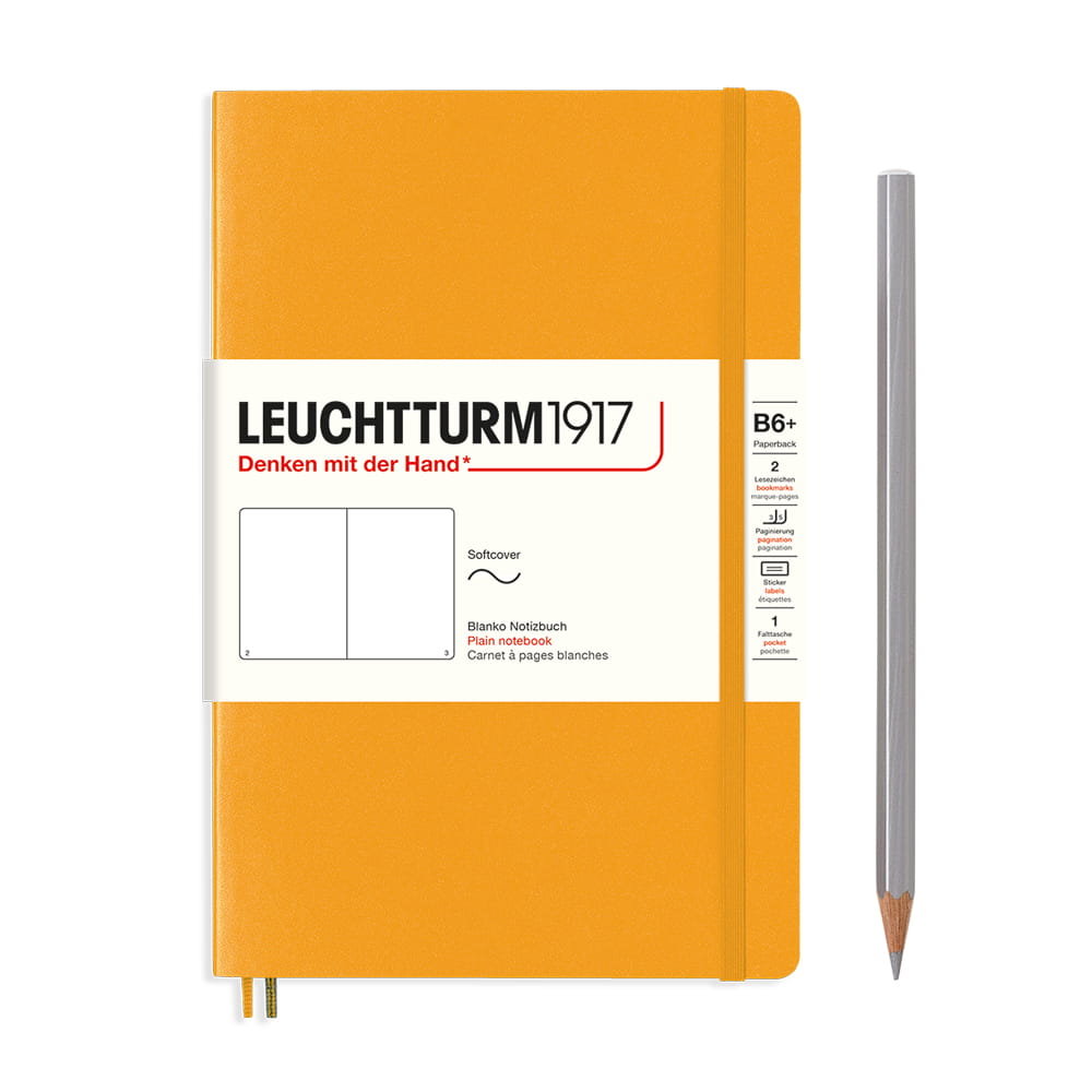 Notatnik Leuchtturm1917 Paperback B6+, Gładki, Rising Sun