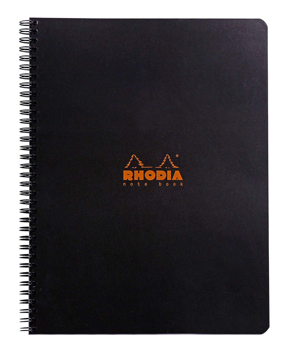 Notatnik Rhodia A4+, linie, czarny