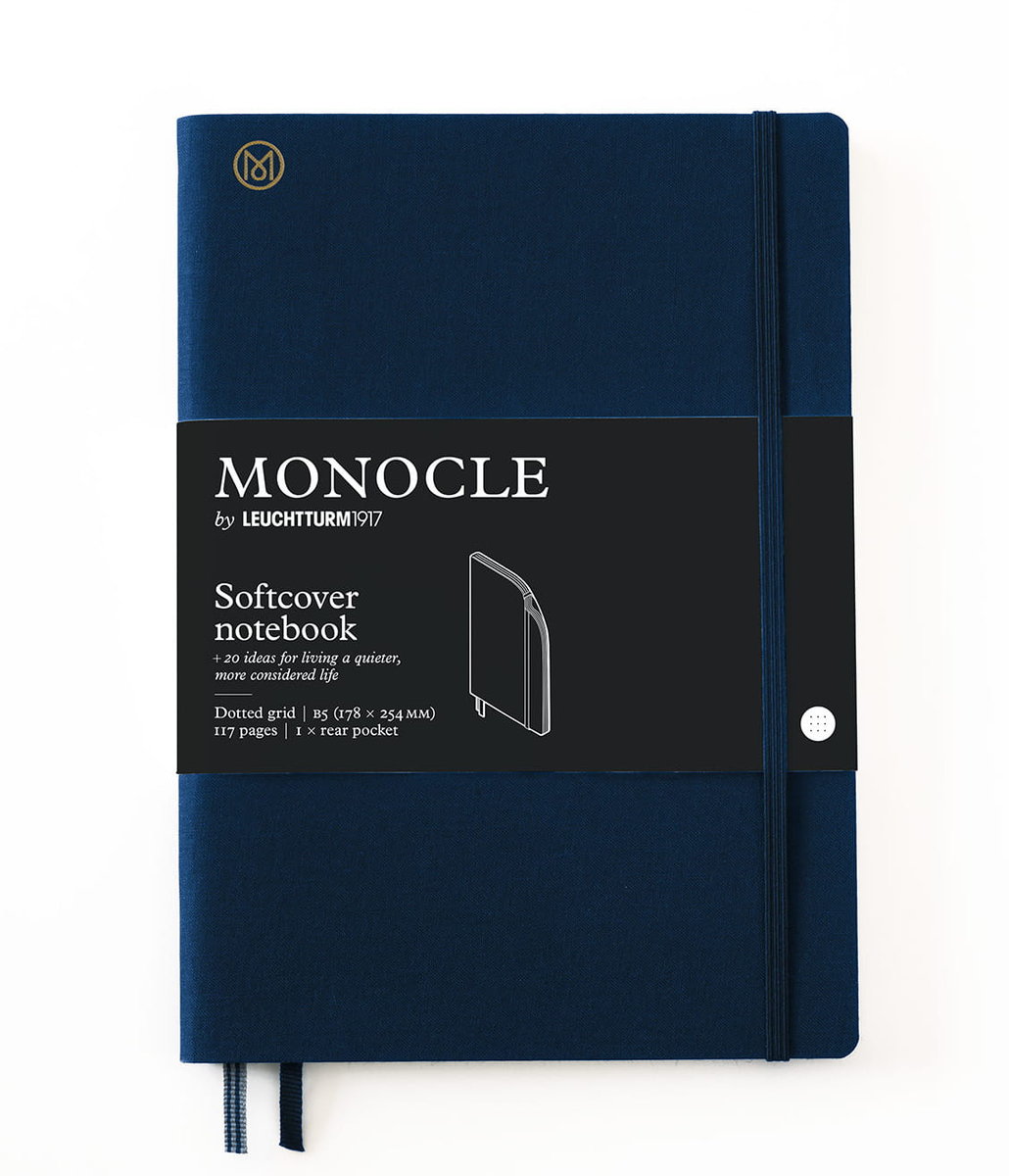 Notatnik Monocle by Leuchtturm1917 Composition B5, Miękka Oprawa, Kropki, Granatowy