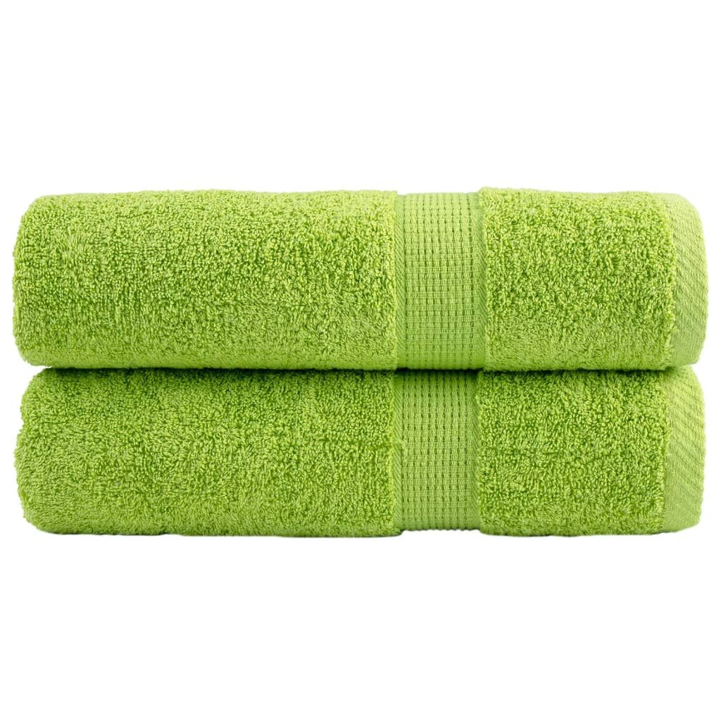 vidaXL Ręczniki premium SOLUND, 2 szt., 100x150 cm, 600 g/cm²