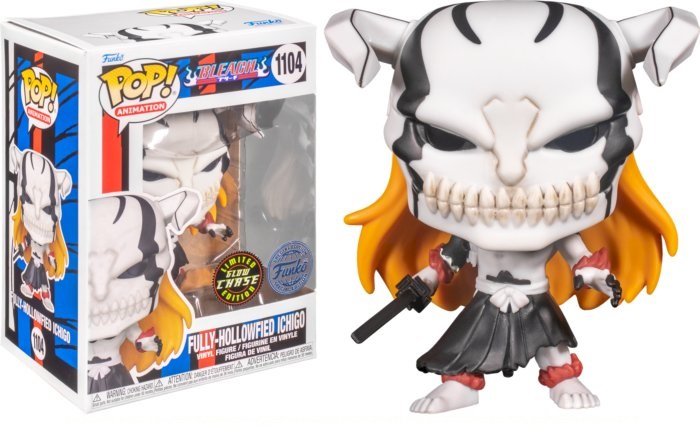 funko pop! bleach fully hollowfied ichigo 1104 chase