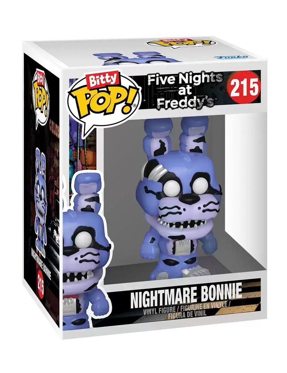 five nights at freddy's bitty nightmare bonnie 2.5cm funko pop! fnaf figurka