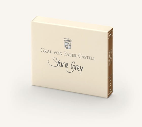 Naboje Graf von Faber-Castell Stone Grey 6szt.