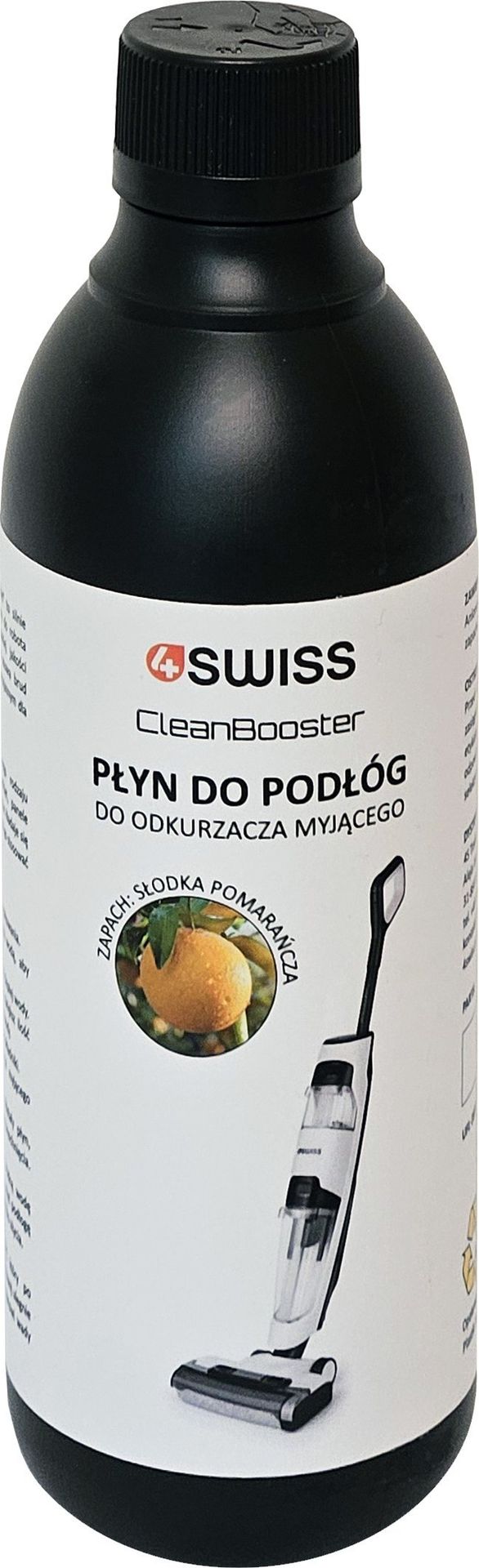 4Swiss Płyn do podłóg do odkurzacza myjącego - Słodka pomarańcza 0,5l