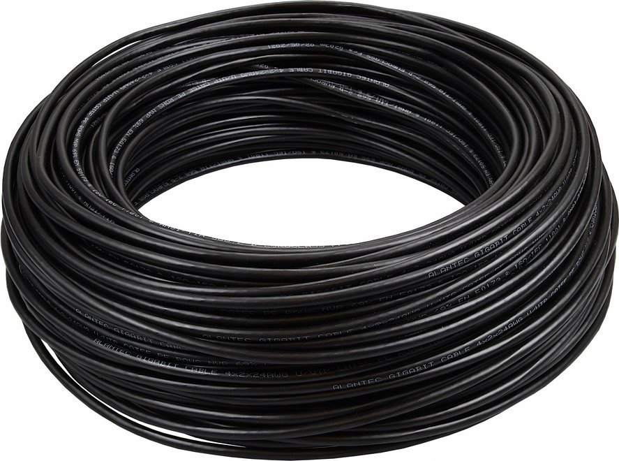 Digitus Kabel teleinformatyczny U/UTP kat.5e PE zewnętrzny suchy czarny Fca DK-1511-V-05-OD /50m/
