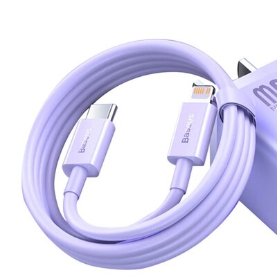 Baseus kabel do szybkiego ładowania / transferu danych USB-C  - Lightning PD 20W 1m Superior Series
