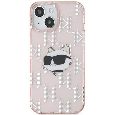 Karl Lagerfeld IML Choupette Head & Monogram - Etui iPhone 13 (różowy)