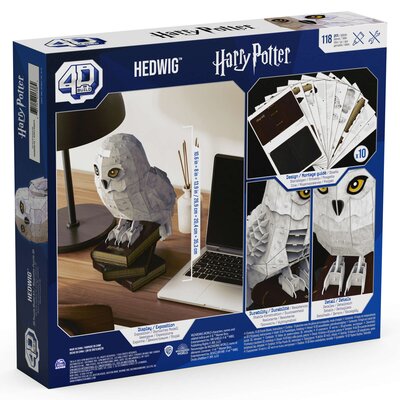 Puzzle 4D Build sowa Hedwiga model figurka 3D do złożenia