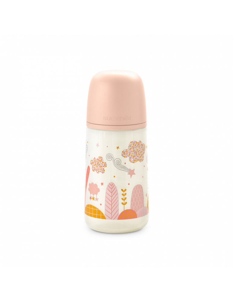 Suavinex Butelka o średnim przepływie smoczek Sx Pro 270ml Dreams brzoskwiniowa