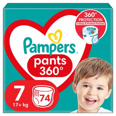 Pampers Pieluchomajtki XXL Rozm 7 17+kg,74szt 8006540069622