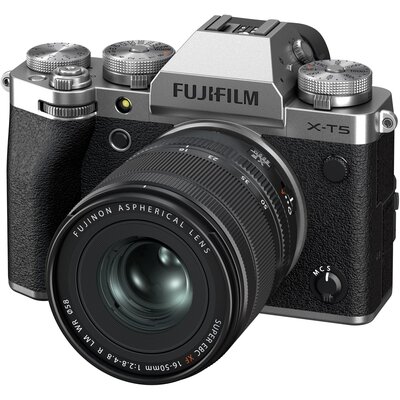Fujifilm X-T5 srebrny + XF 16-50