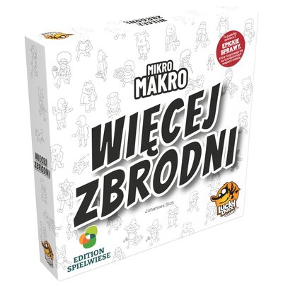 Gra karciana LUCKY DUCK GAMES Dodatek do gry MikroMakro: Więcej zbrodni LKY MIM-R05-PL