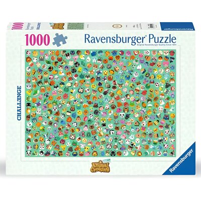 Puzzle RAVENSBURGER Challenge Animal Crossing 12000629 (1000 elementów)