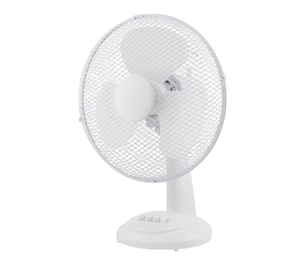 FK Technics Wentylator stołowy 30cm, biały, 3 biegi, 40W