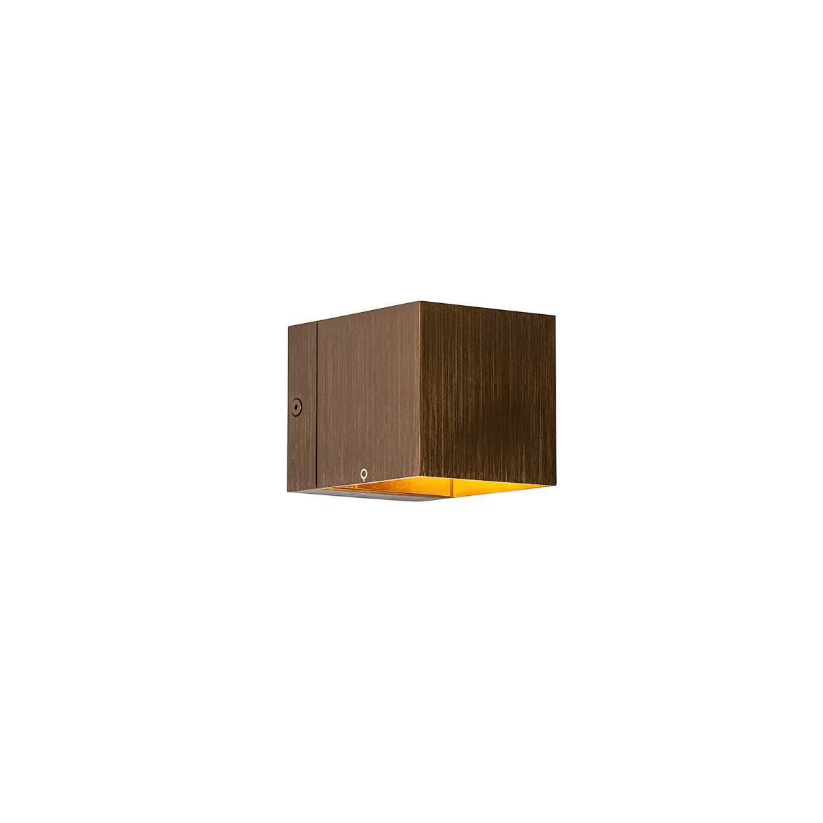 QAZQA Inteligentna lampa ścienna ciemny brąz 8 cm w tym WiFi G9 - Transfer