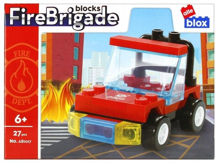 Klocki Konstrukcyjne Straż Alleblox Oryginał