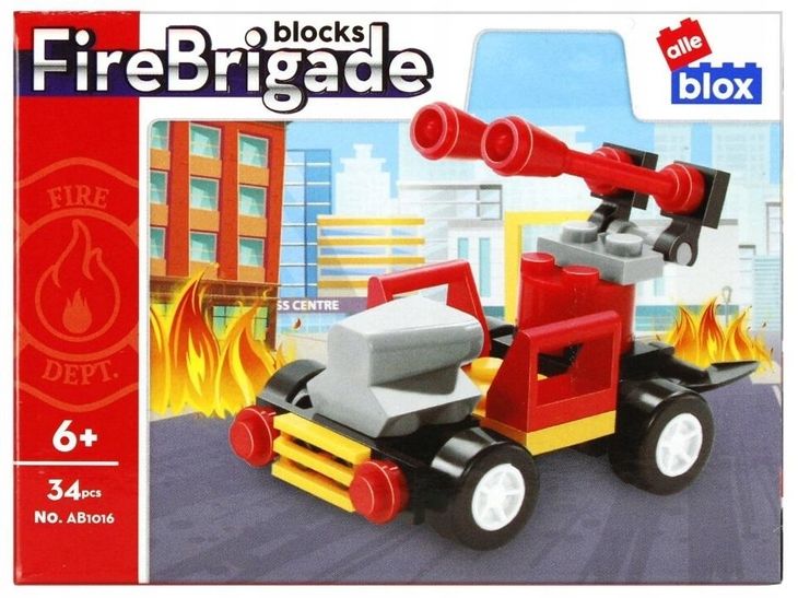 Klocki Konstrukcyjne Straż Alleblox Oryginał
