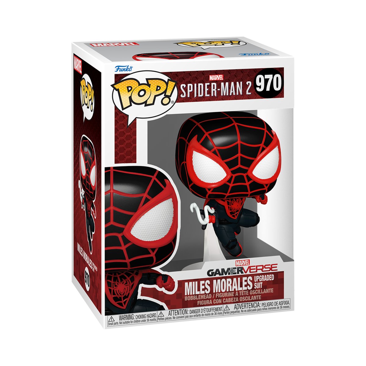 Funko POP! Marvel, figurka kolekcjonerska, Spider-man 2, Miles Morales, 970