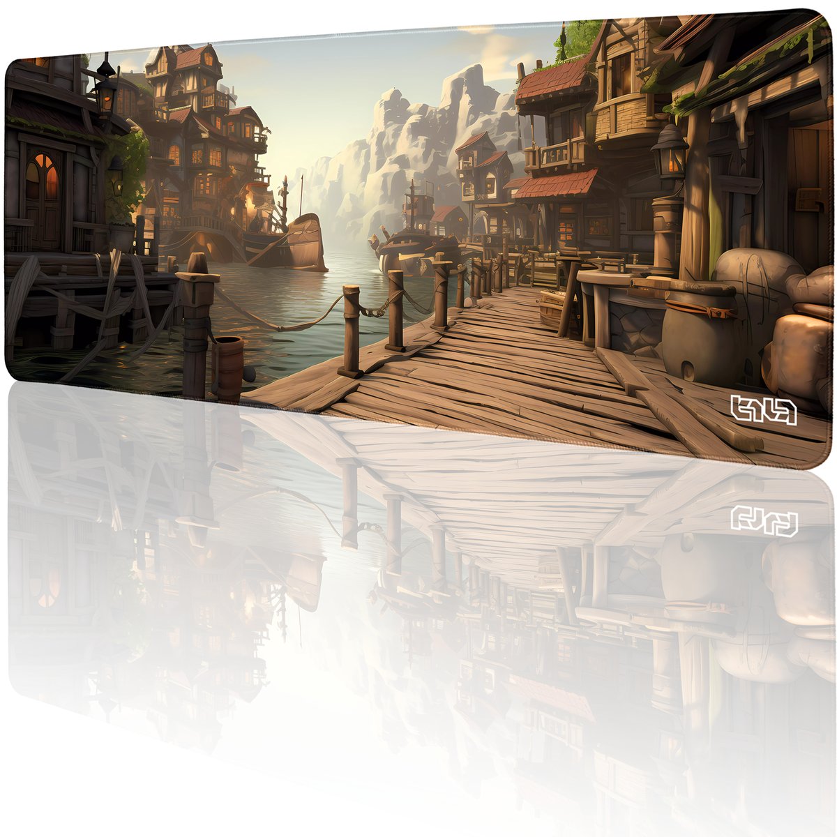 PODKŁADKA POD MYSZ GAMINGOWA Zatoka Tideforge 80x30 TILT Antypoślizgowa