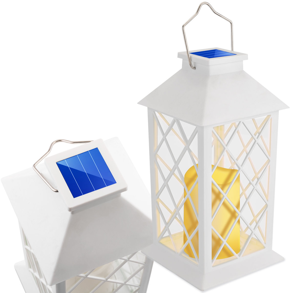 Lampa Solarna Ogrodowa Led Lirio Wisząca Latarenka 28Cm Lumiled