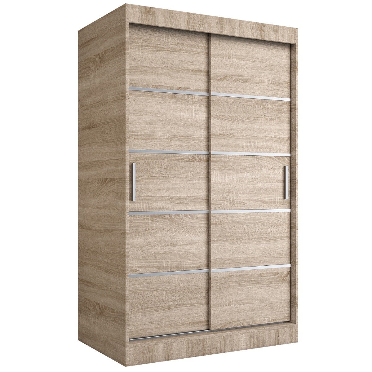 Szafa przesuwna MODUO COMFORT 120 dąb sonoma z listwami