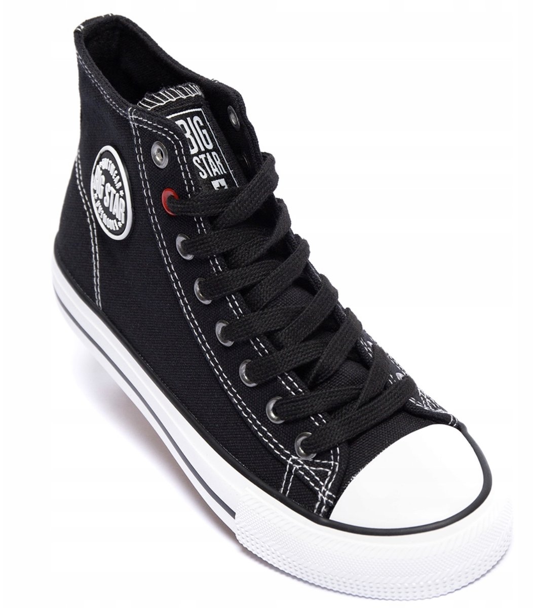 Buty męskie trampki czarne Big Star JJ274A502 R38