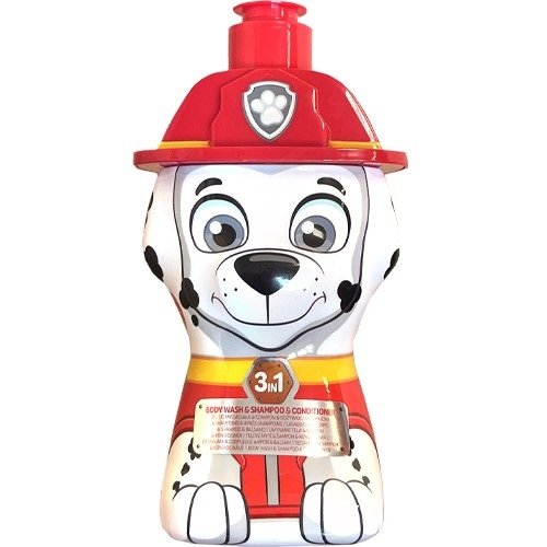 Paw Patrol, 3in1 żel pod prysznic szampon i odżywka dla dzieci, Marshall, 400ml