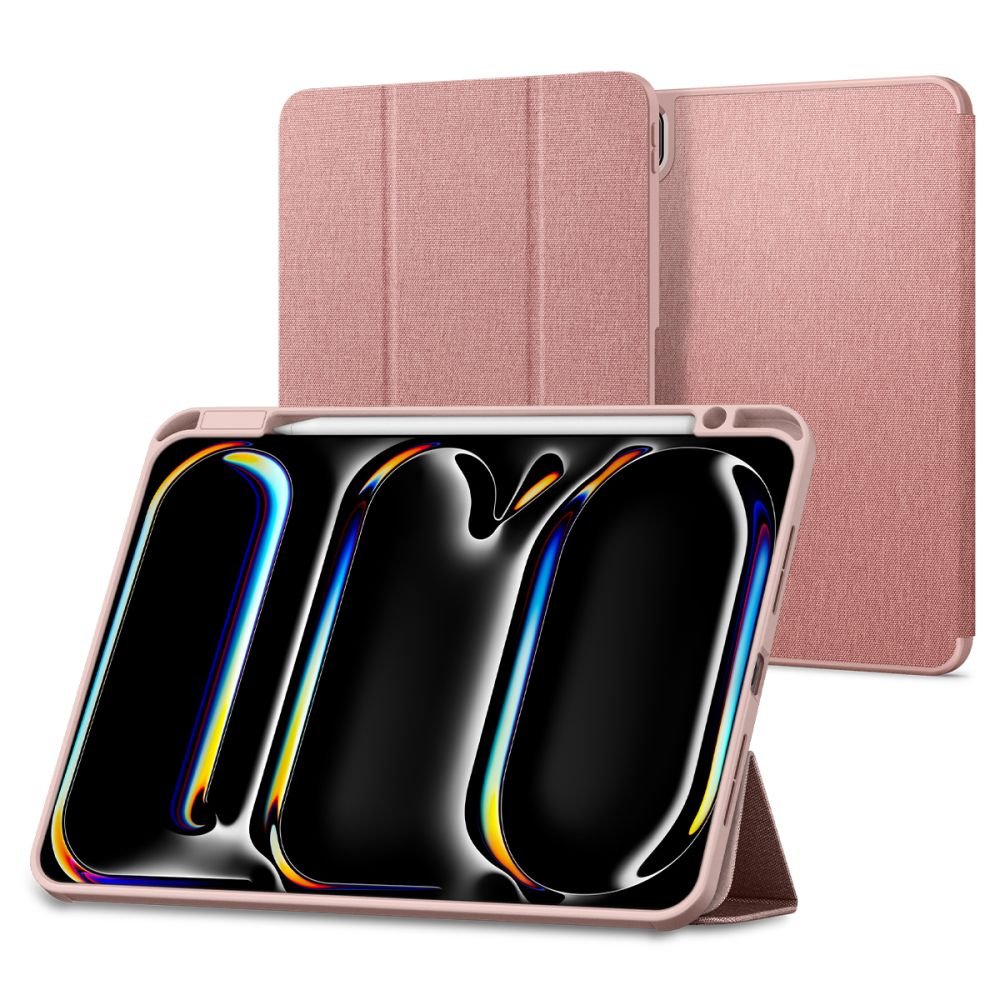 SPIGEN URBAN FIT ETUI POKROWIEC FUTERAŁ Z KLAPKĄ DO IPAD PRO 11 5 / 2024 ROSE GOLD
