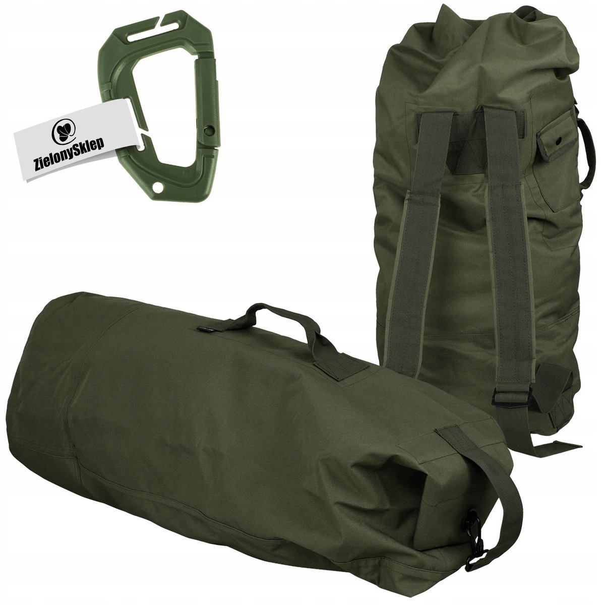 Mil-Tec, Plecak wojskowy, worek, US NAVY, Olive, 75 l