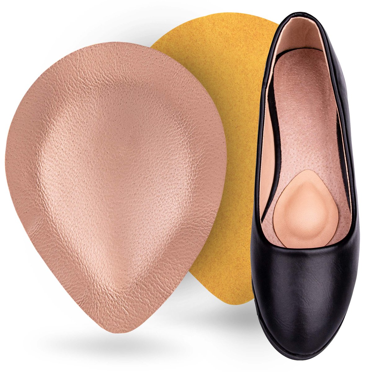 Pelota metatarsalna na płaskostopie poprzeczne wklejane para 35-37